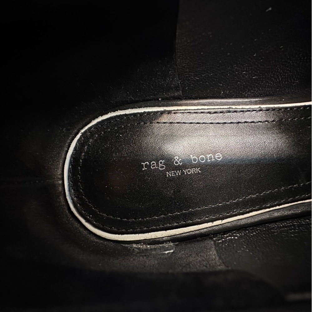 Rag & Bone Black Aslen Chain Loafer Size 41 - Picture 13 of 13